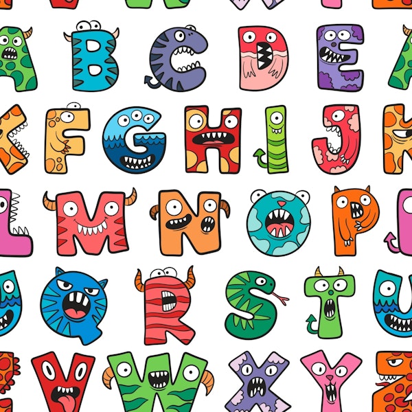 Funny Monster Alphabet