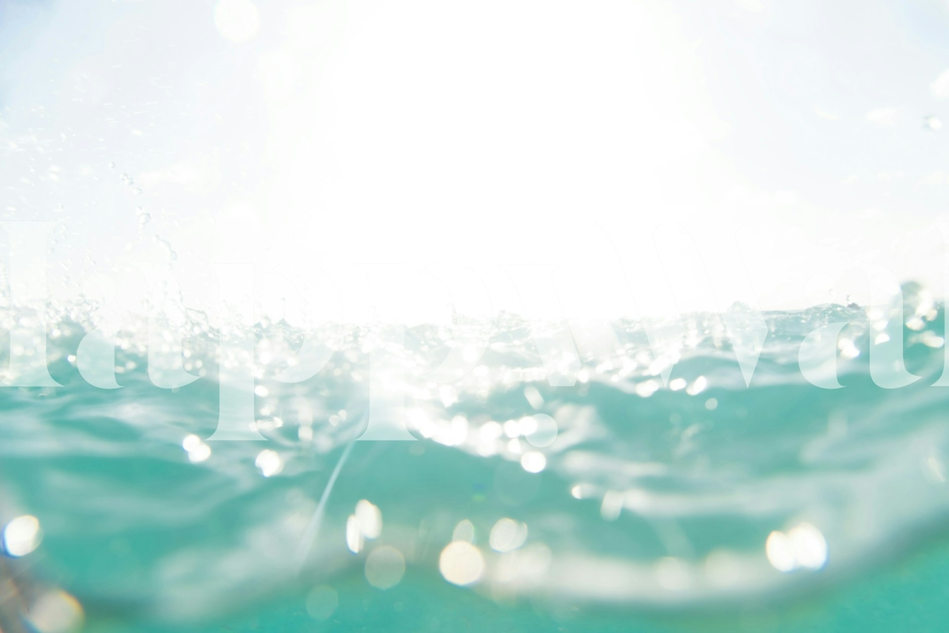 Dizajn tapete Karipskog mora u sobi