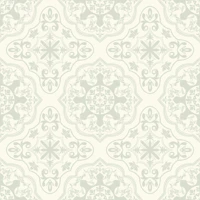 Medallions - Light green tapete