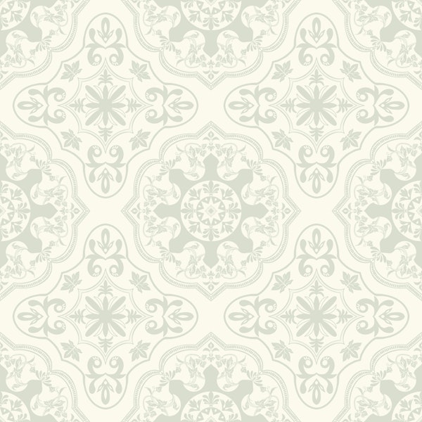 Medallions - Light green