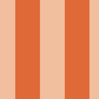 Peach and tangerine awning stripe tapet