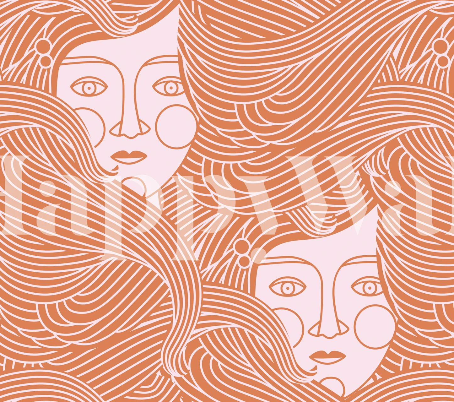 Lassair goddess of midsummer wallpaper in a room