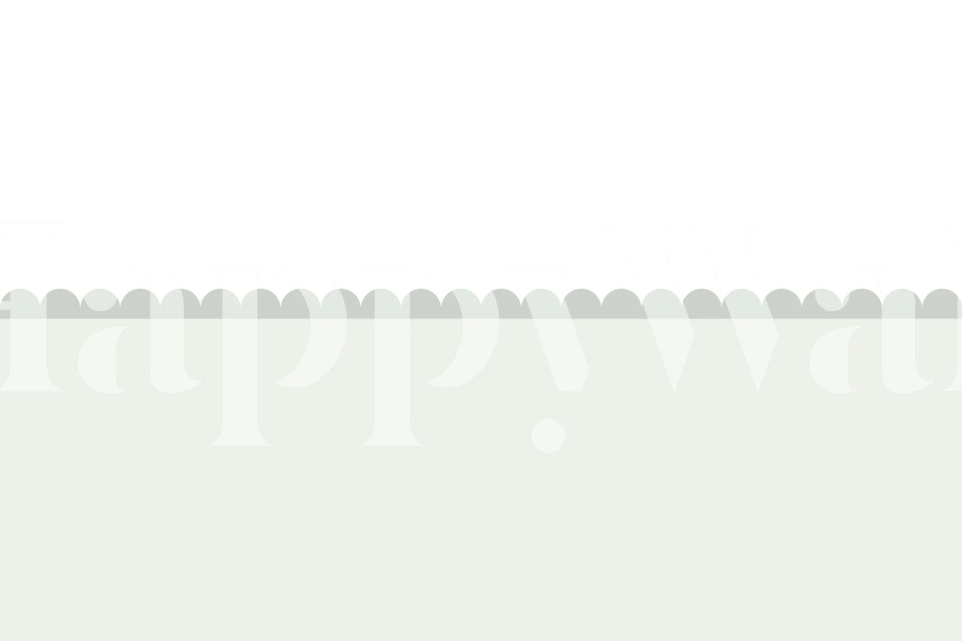 Neutral scallop edge design in pale hues wallpaper