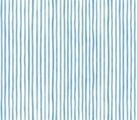 Hand-drawn Blue Stripes behang