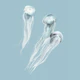 Light Blue Jellyfish Trio