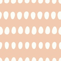 Dotty Oval Stripes Beige Peach carta da parati