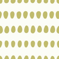 Dotty Oval Stripes Green Beige tapeta