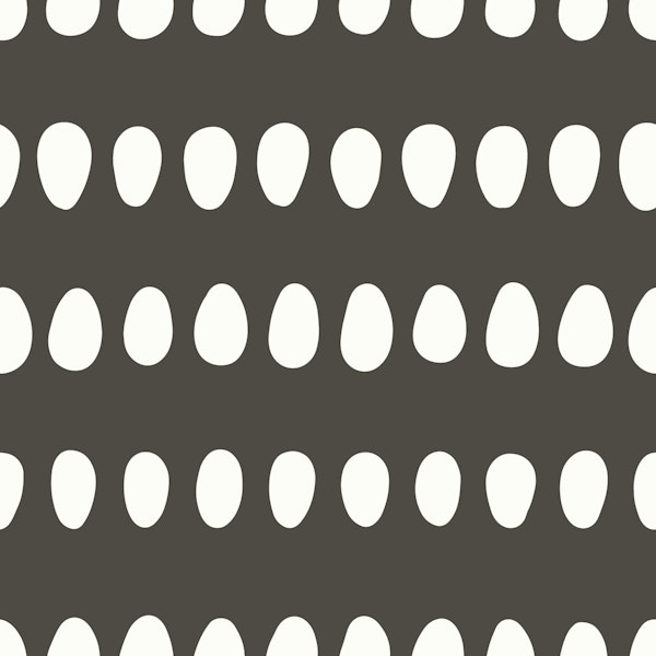 Dotty Oval Stripes Beige Charcoal