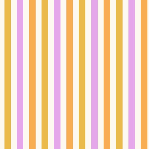 Pink Orange Yellow Stripes