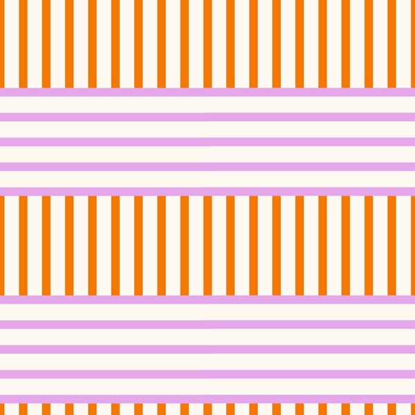 Pink Coral Striped Harmony