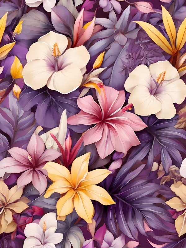 Lush Floral Symphony