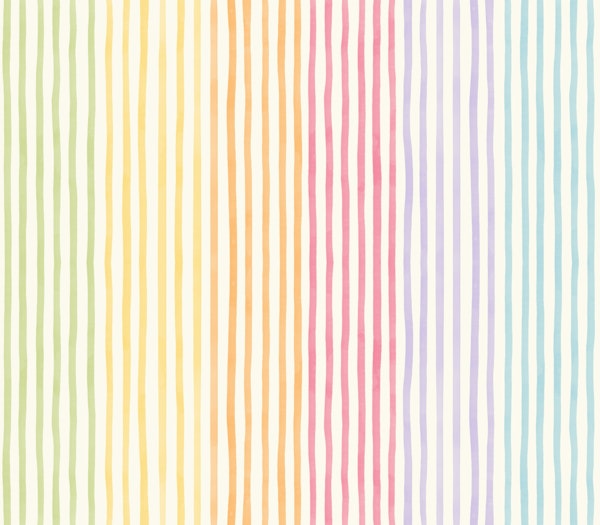 Pastel Rainbow Stripes Seamless