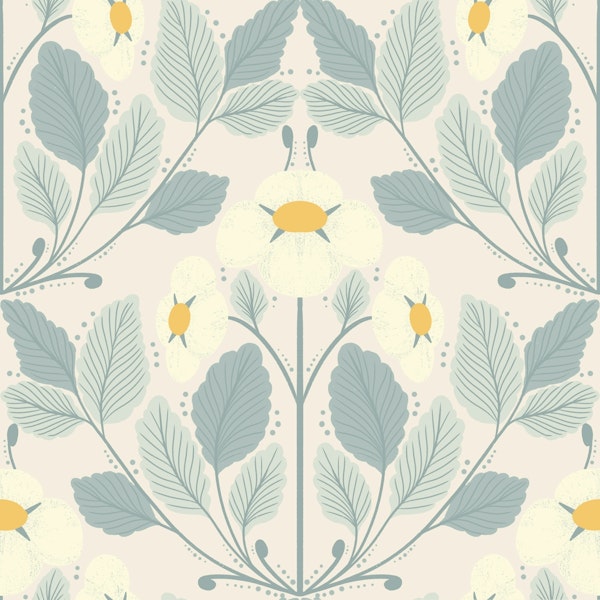 Light Strawberries Blooms