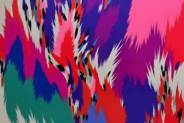 Bold Brushstroke Waves