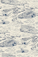 Toile de Jouy - North-East Vietnam - blue ταπετσαρία