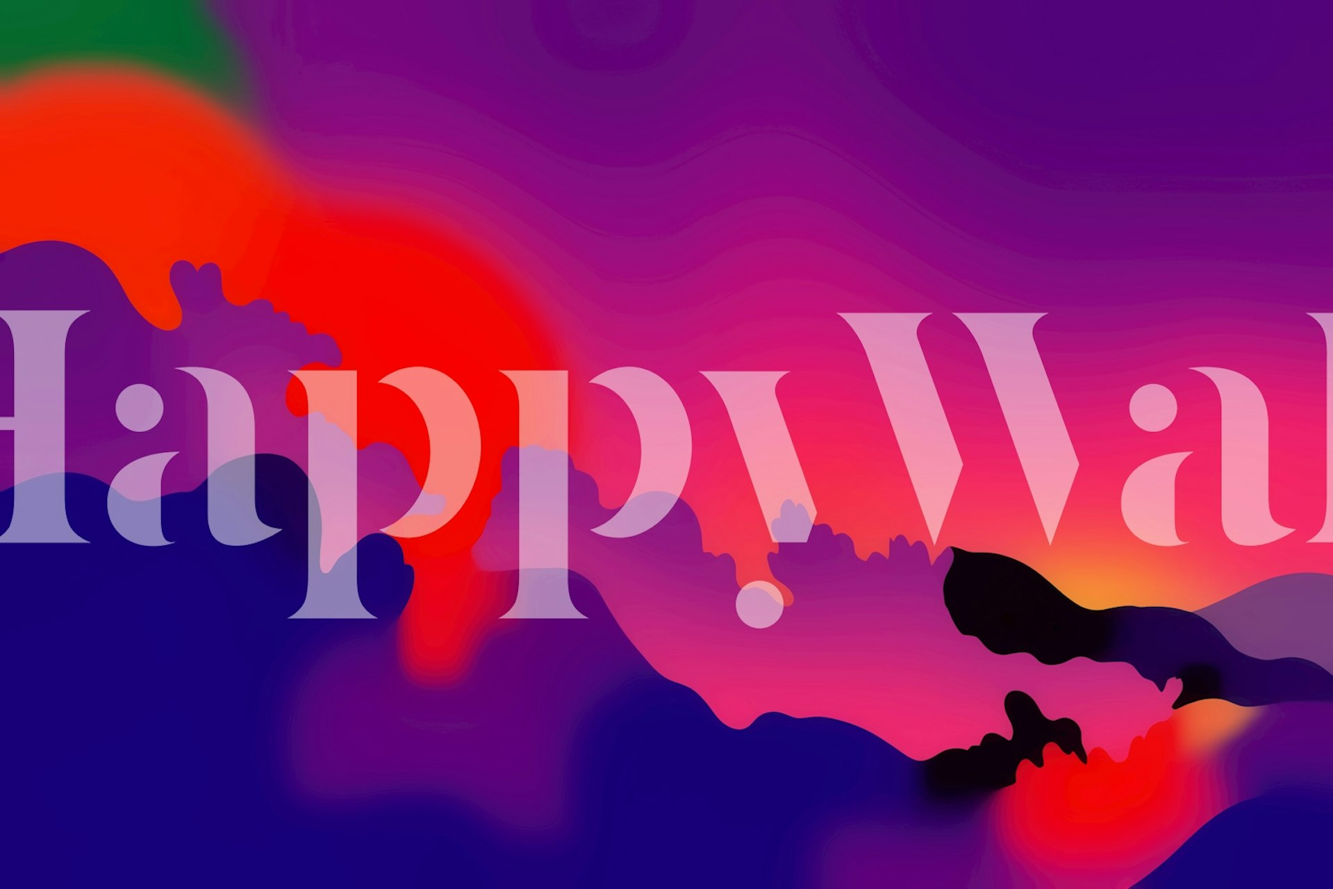 Papel de parede Colorful Sunset Spectrum no quarto