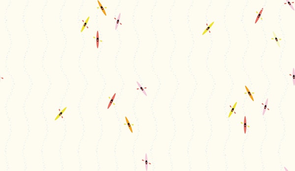 Colorful Kayak Adventure