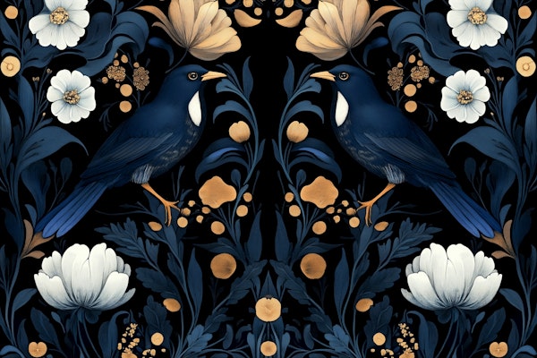 Elegant Bluebird Blossom