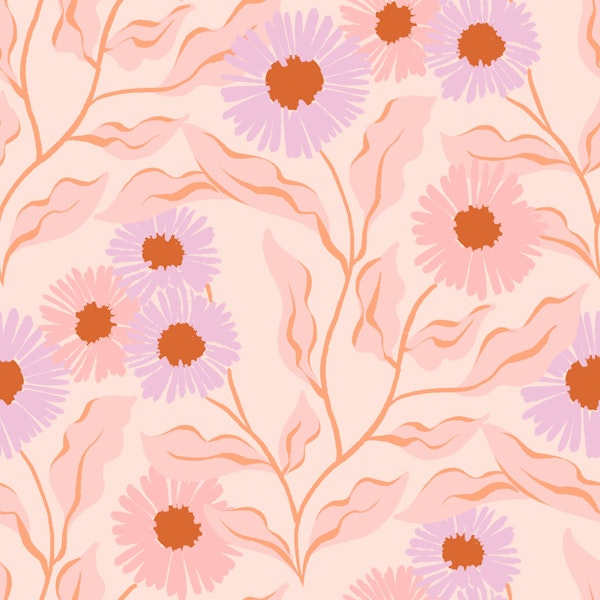 Sunset Dancing Daisies