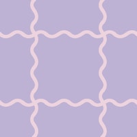 Wavy Checker Lilac carta da parati