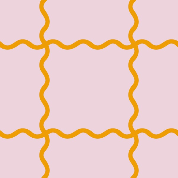 Wavy Checker Queen Pink