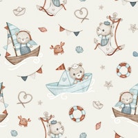 Little Sailor - beige ταπετσαρία