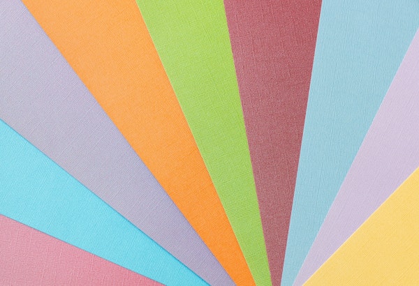 Radiant Color Textured Paper