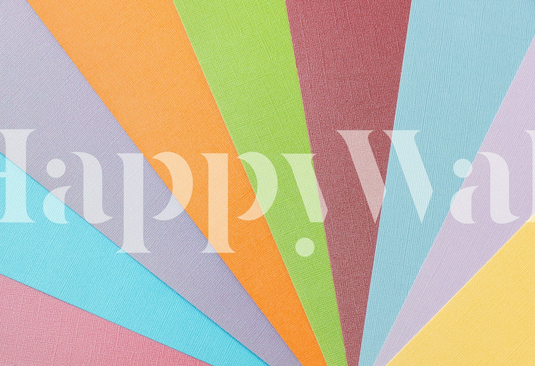 Carta da parati Radiant Color Textured Paper mostrata in una stanza.