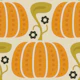 Cozy Pumpkin Charm in Orange Cream - S