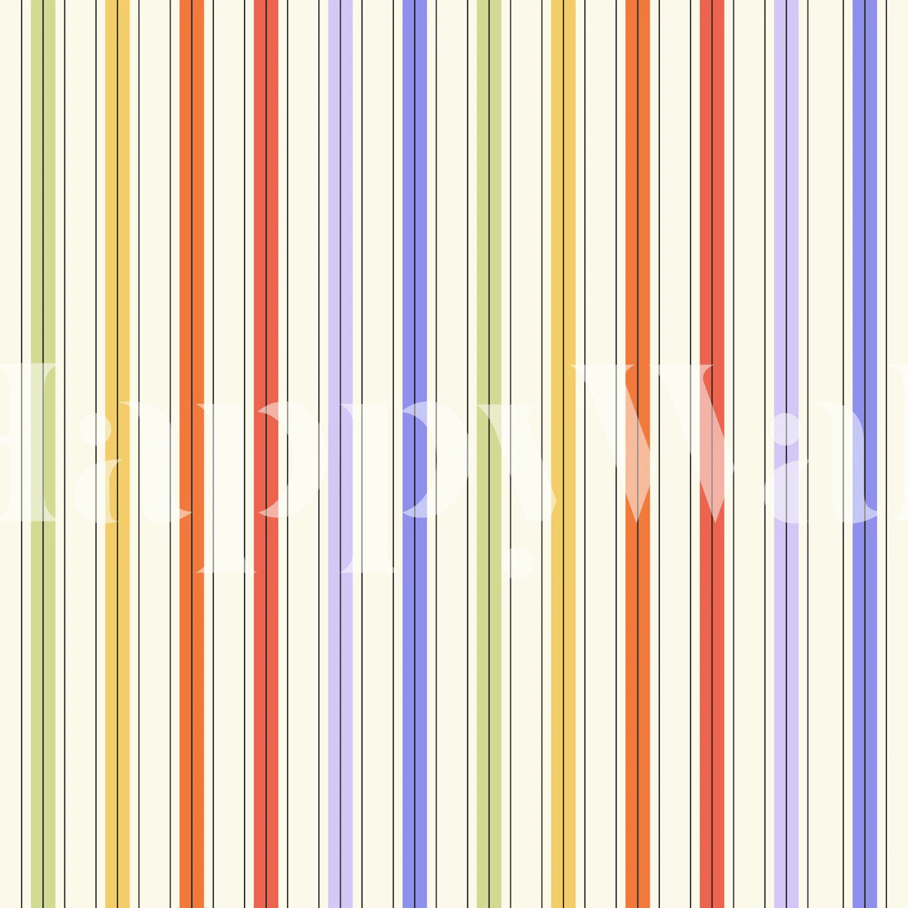 Classic Lines Colorful tapet i et rum