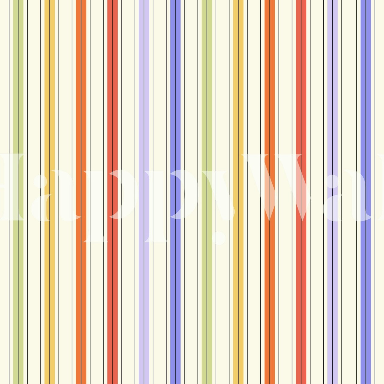 Classic Lines Colorful tapeta w pokoju