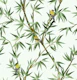 Lush Bamboo Botanical - White & Green