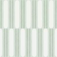 Vintage Lozenge Geometric - Green Grey behang