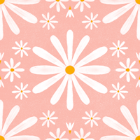 Pink Daisy Daydream ταπετσαρία