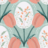 Whimsical Easter Tulip Dreams ταπετσαρία