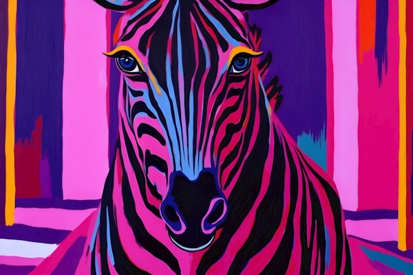 Neon Zebra Artistry