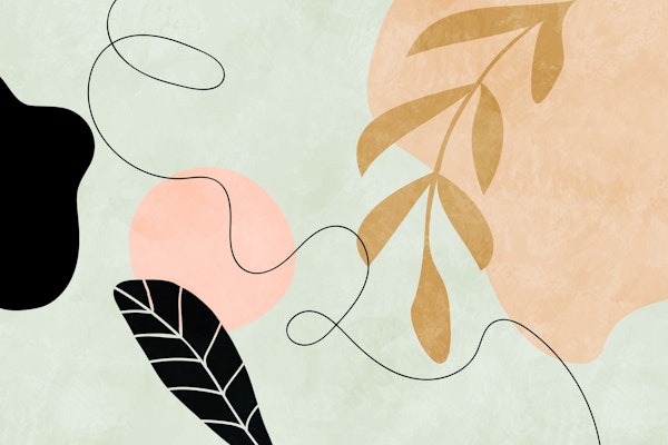 minimal abstract garden