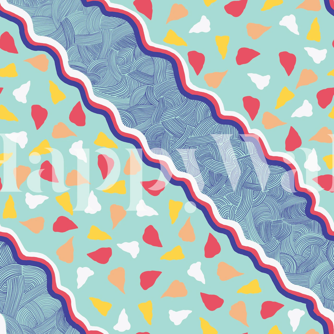 Doppapop Dopamine Rush wallpaper in a room