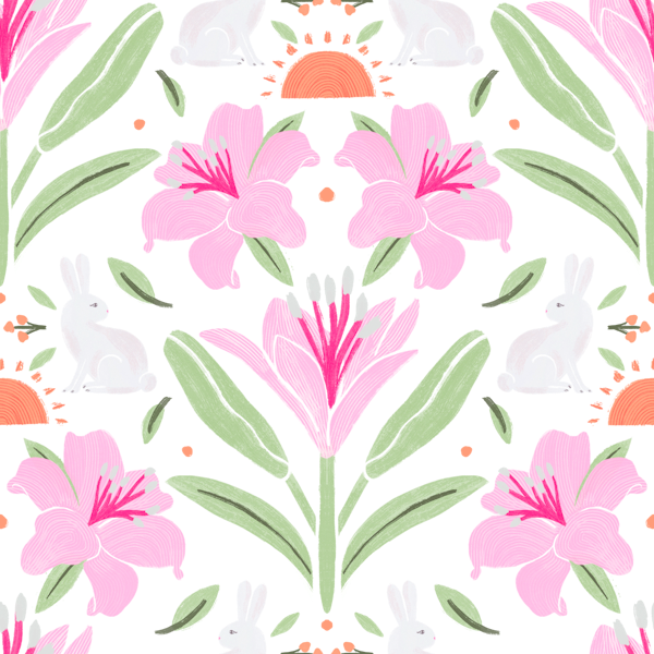 Blossoms and Bunnies Delight