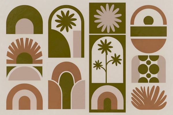 Vintage Arch Botanical