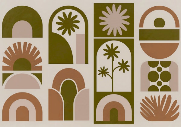 Vintage Arch Botanical