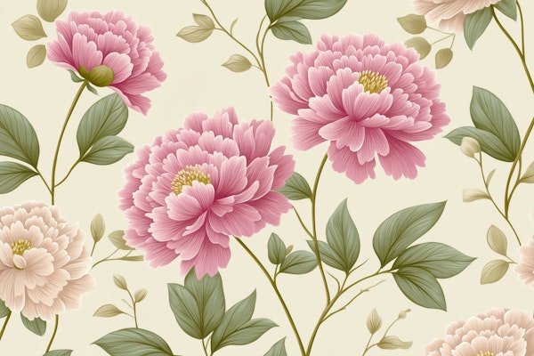 Blossoming Peony Delight