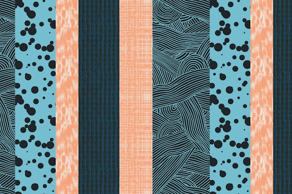 Colorful Geometric Stripes