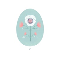 Minty Blossom Serenity behang