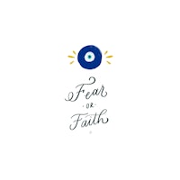Fear or Faith Art behang