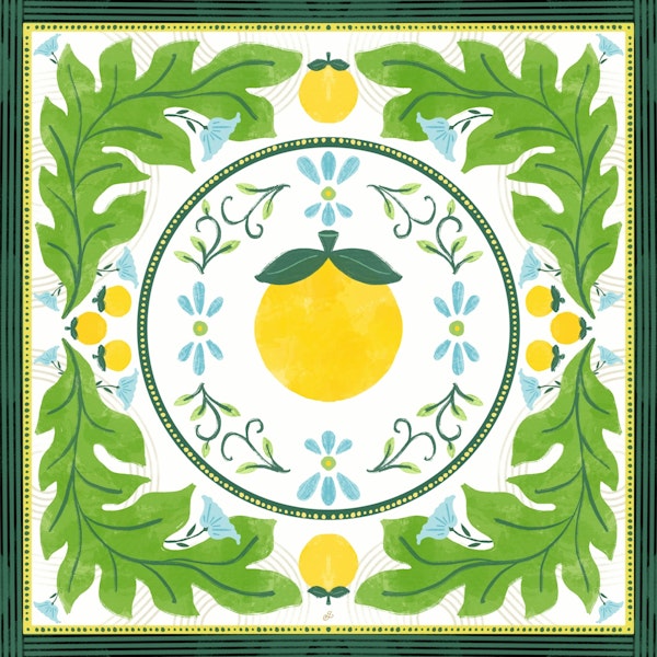 Mediterranean Citrus Art