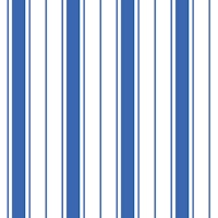 Coastal Stripes - Cobalt Blue on White tapety