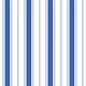 Coastal Stripes - Cobalt Blue on White