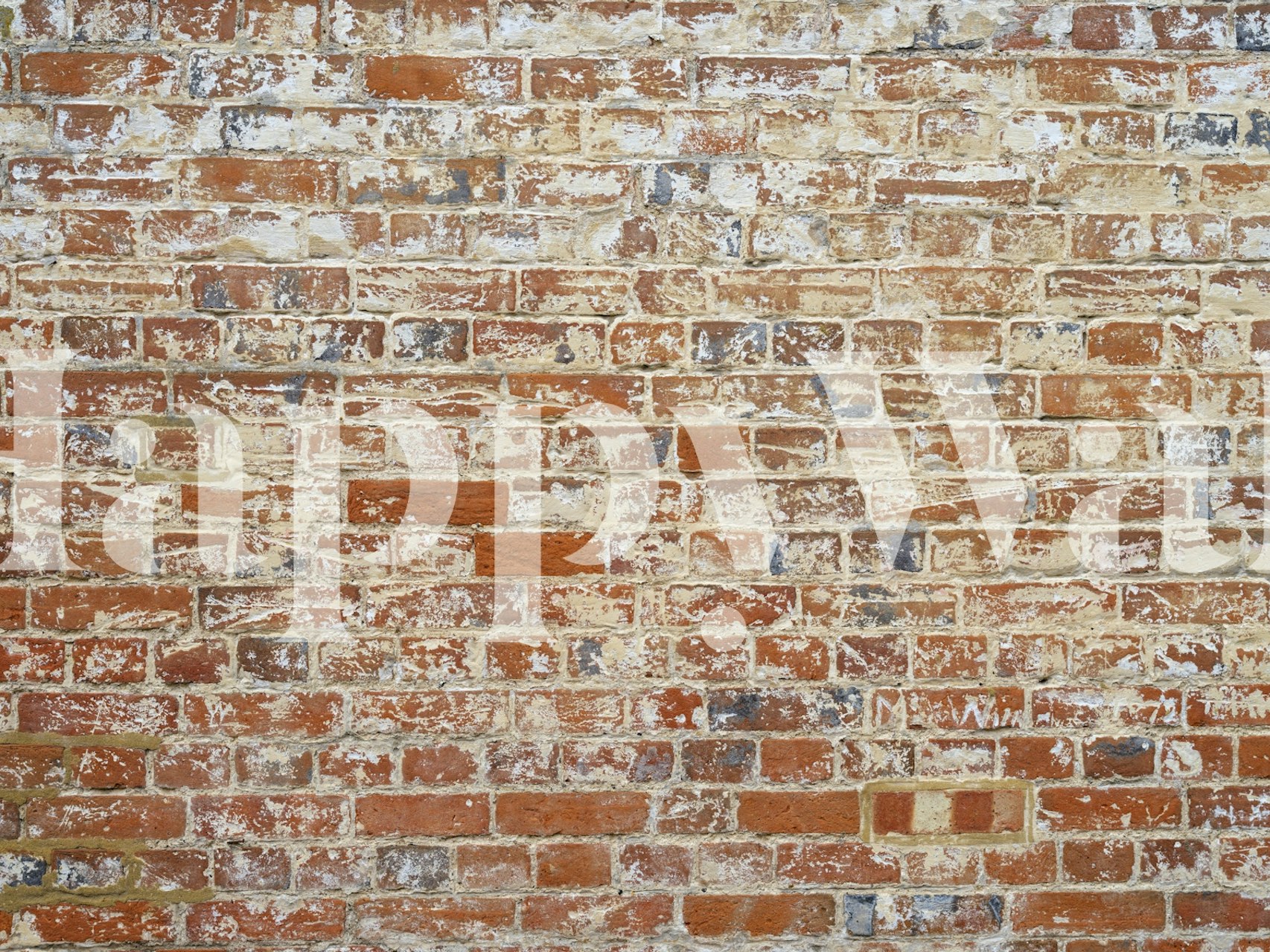 Tapeta Vintage Brickwork Charm u sobi