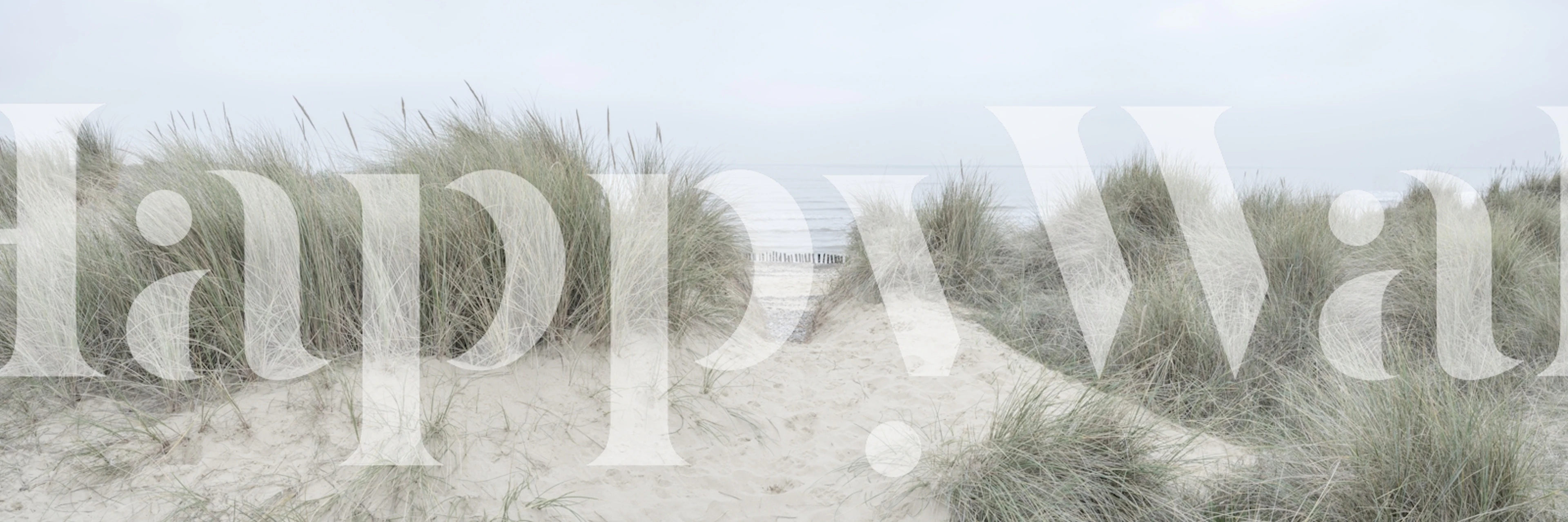 Papel de parede Seaside Dune Harmony em um quarto